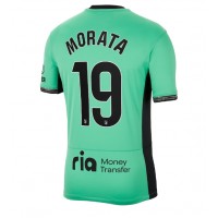 Fotbalové Dres Atletico Madrid Alvaro Morata #19 Alternativní 2023-24 Krátký Rukáv